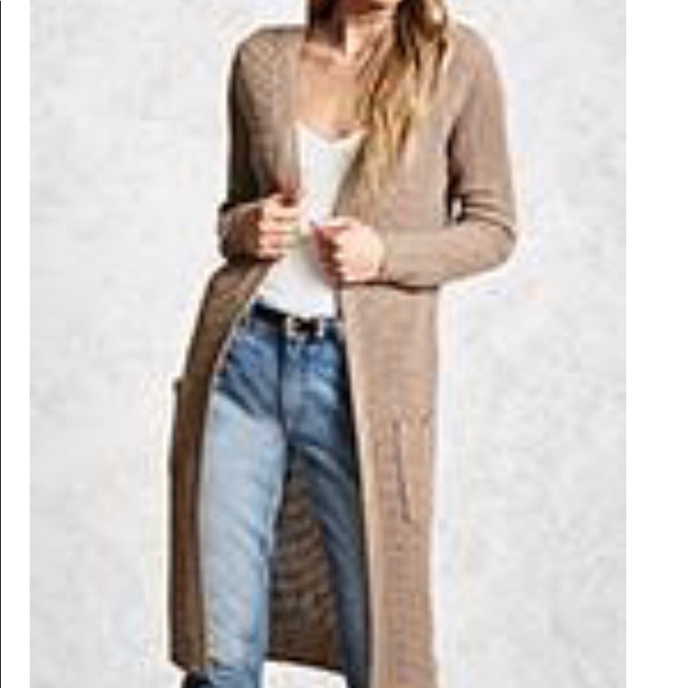 Patch Pocket Duster Cardigan
